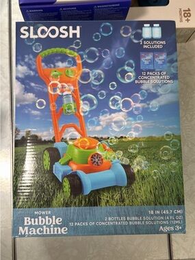 Lawn Mower Toy Bubble Machine
